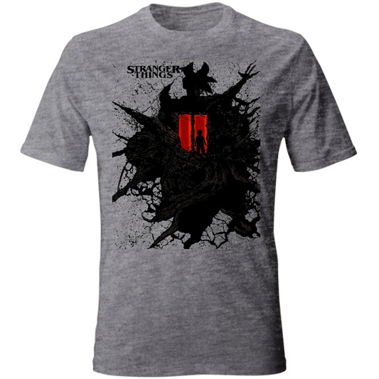 T-SHIRT UNISEX ADULTI E BAMBINI STRANGER THINGS UP DOWN