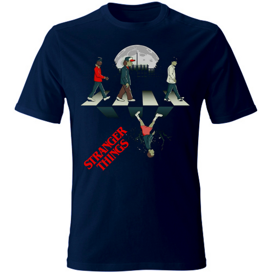 T-SHIRT UNISEX ADULTI E BAMBINI STRANGER THINGS UPSIDE