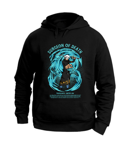 FELPA CON CAPPUCCIO UNISEX ADULTI E BAMBINI SURGEON