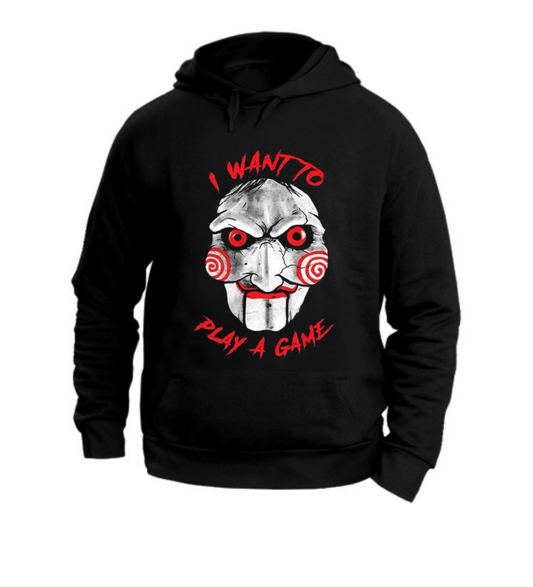 FELPA CON CAPPUCCIO UNISEX ADULTI E BAMBINI SAW II