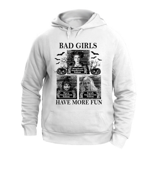 FELPA CON CAPPUCCIO UNISEX ADULTI E BAMBINI SORELLE SANDERSON